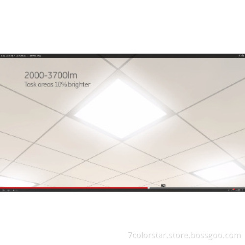 LED Panel light 36W pure white 600x600mm square series